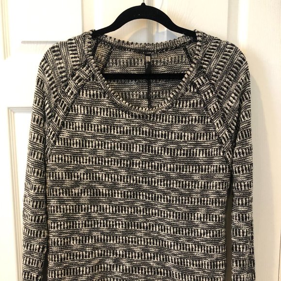 Kut from the Kloth Pullover Black/White Sweater Size XL - Picture 5 of 13